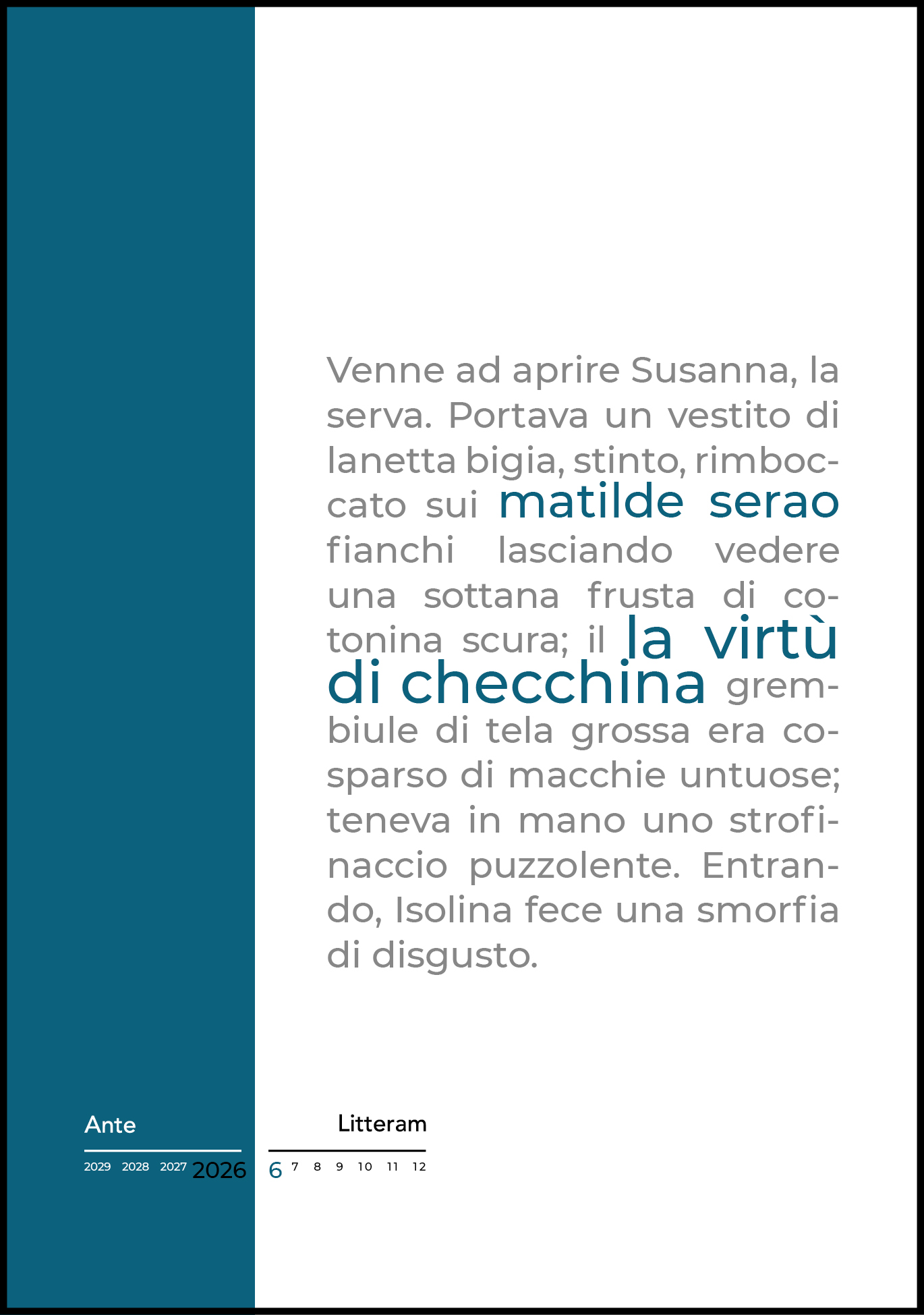 La virtù di Checchina