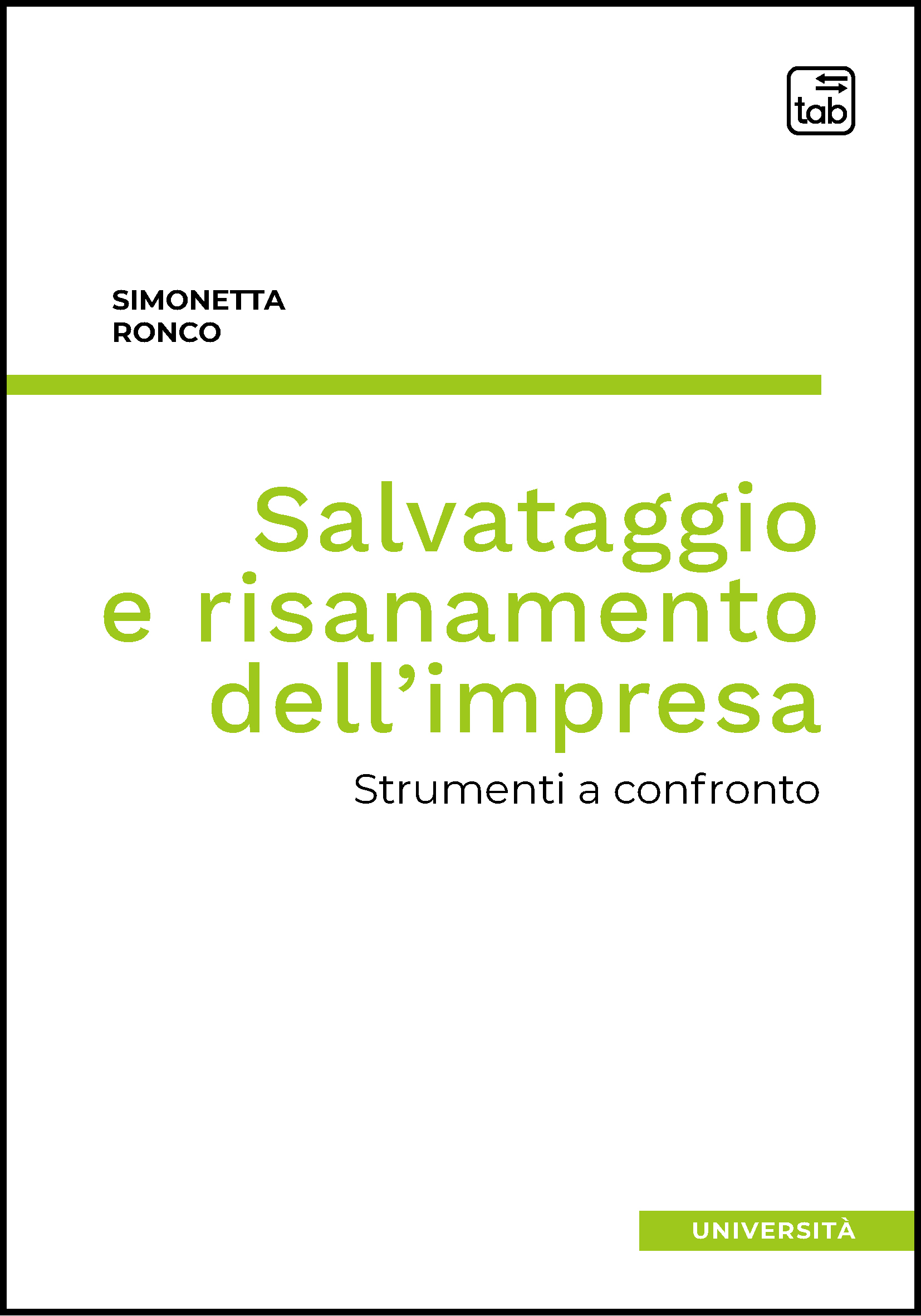 Salvataggio e risanamento dell'impresa