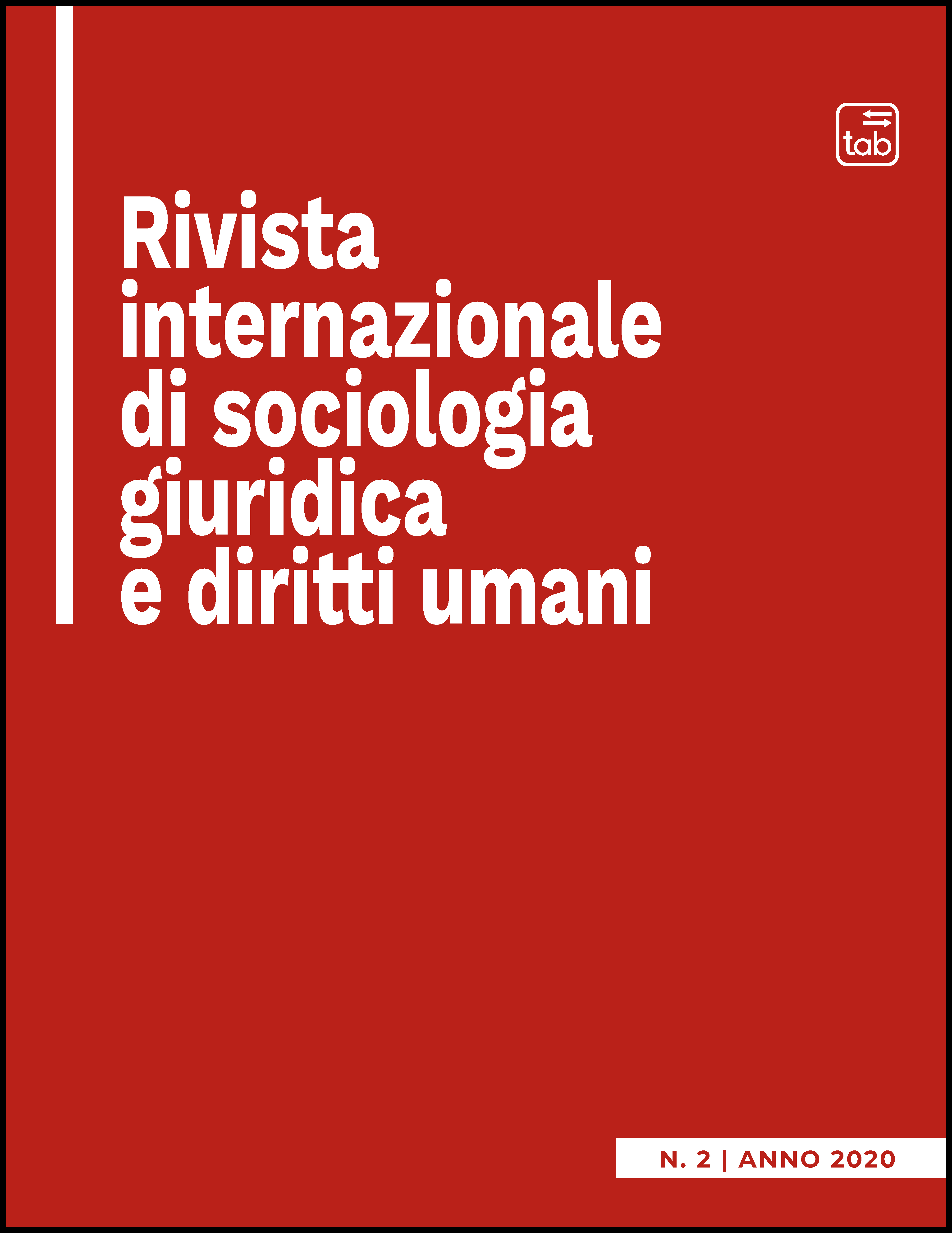 Numero 2, fascicolo 1, anno 2020