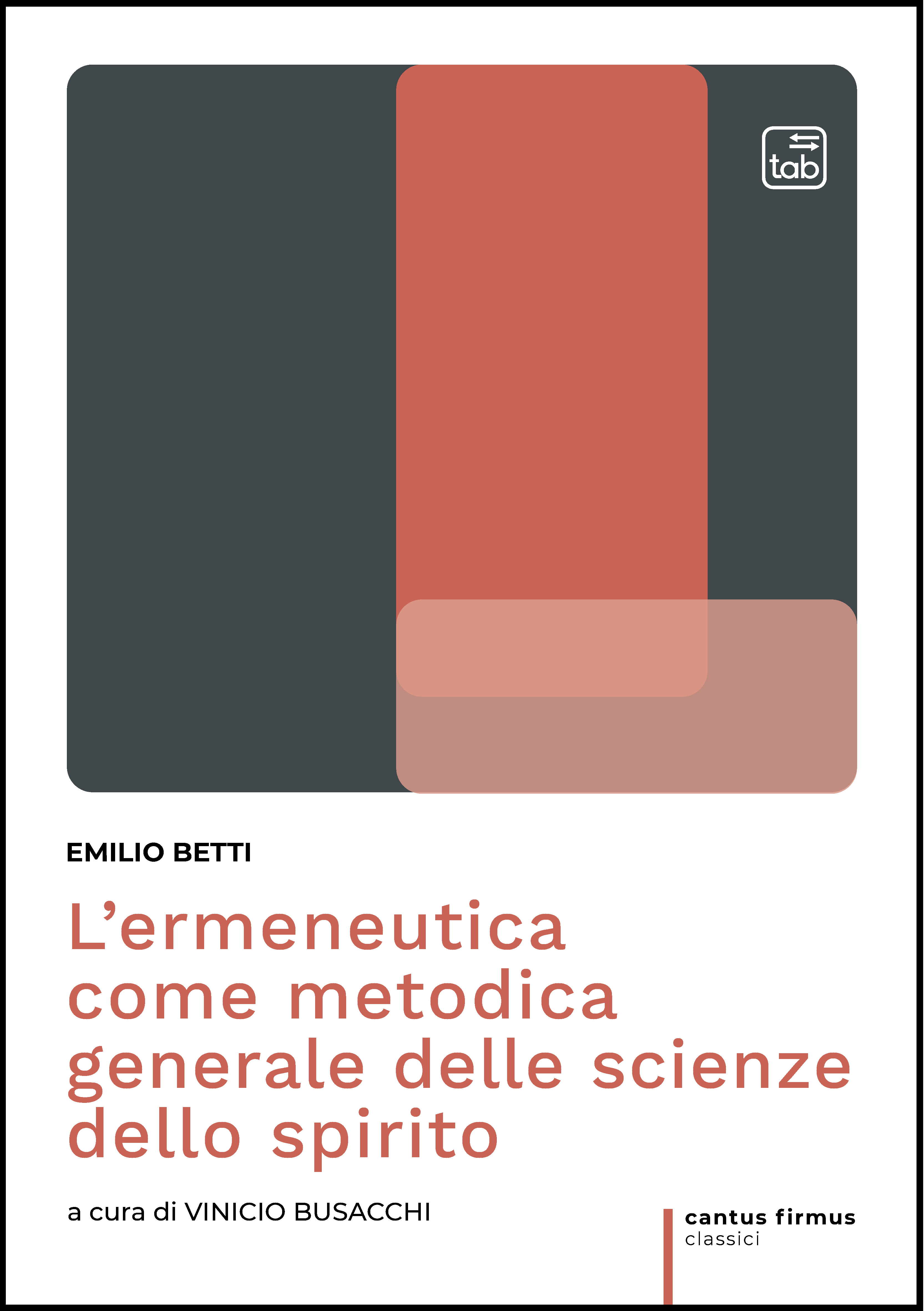 L’ermeneutica come metodica generale delle scienze dello spirito