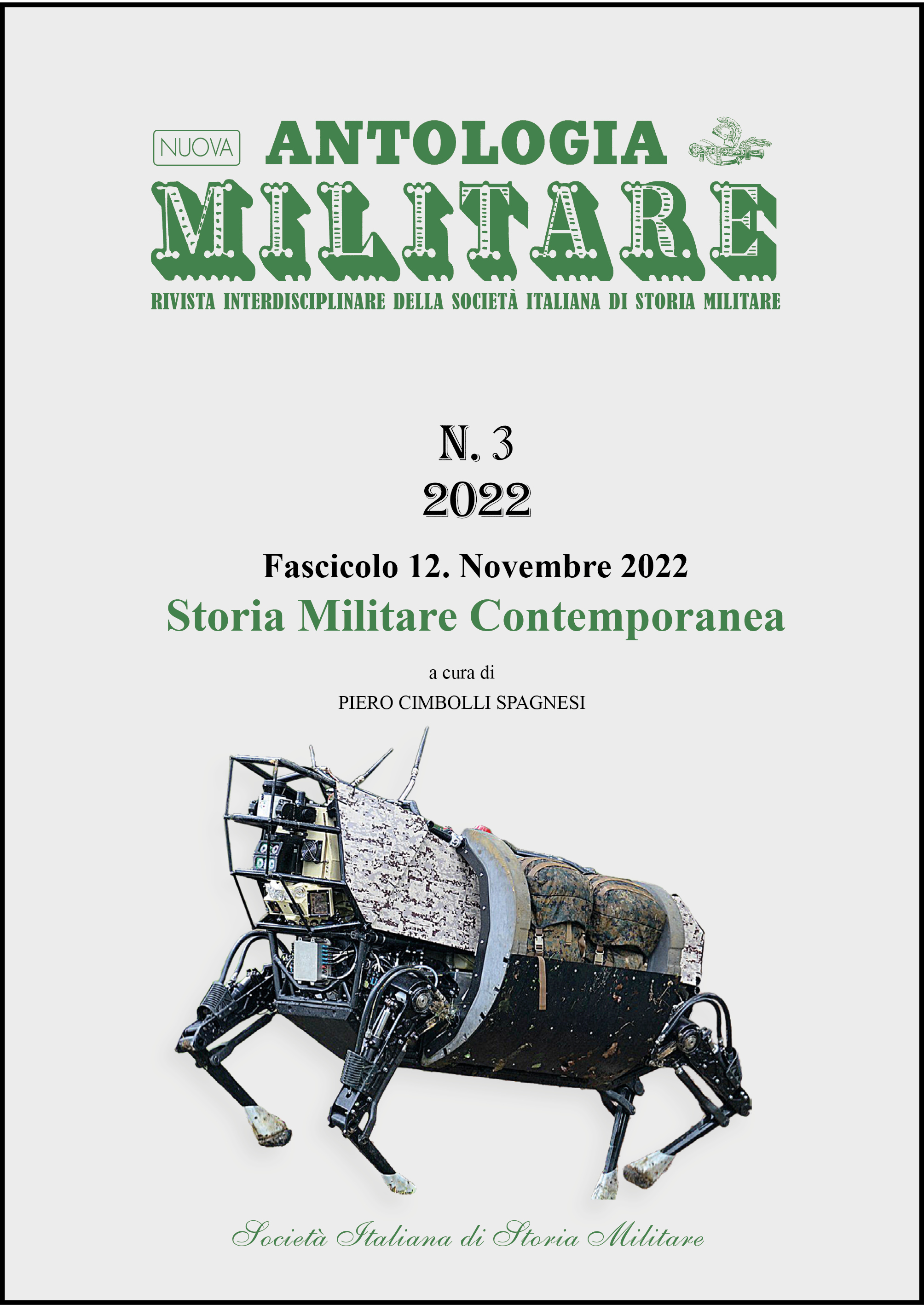 Numero 3, fascicolo 12, novembre 2022