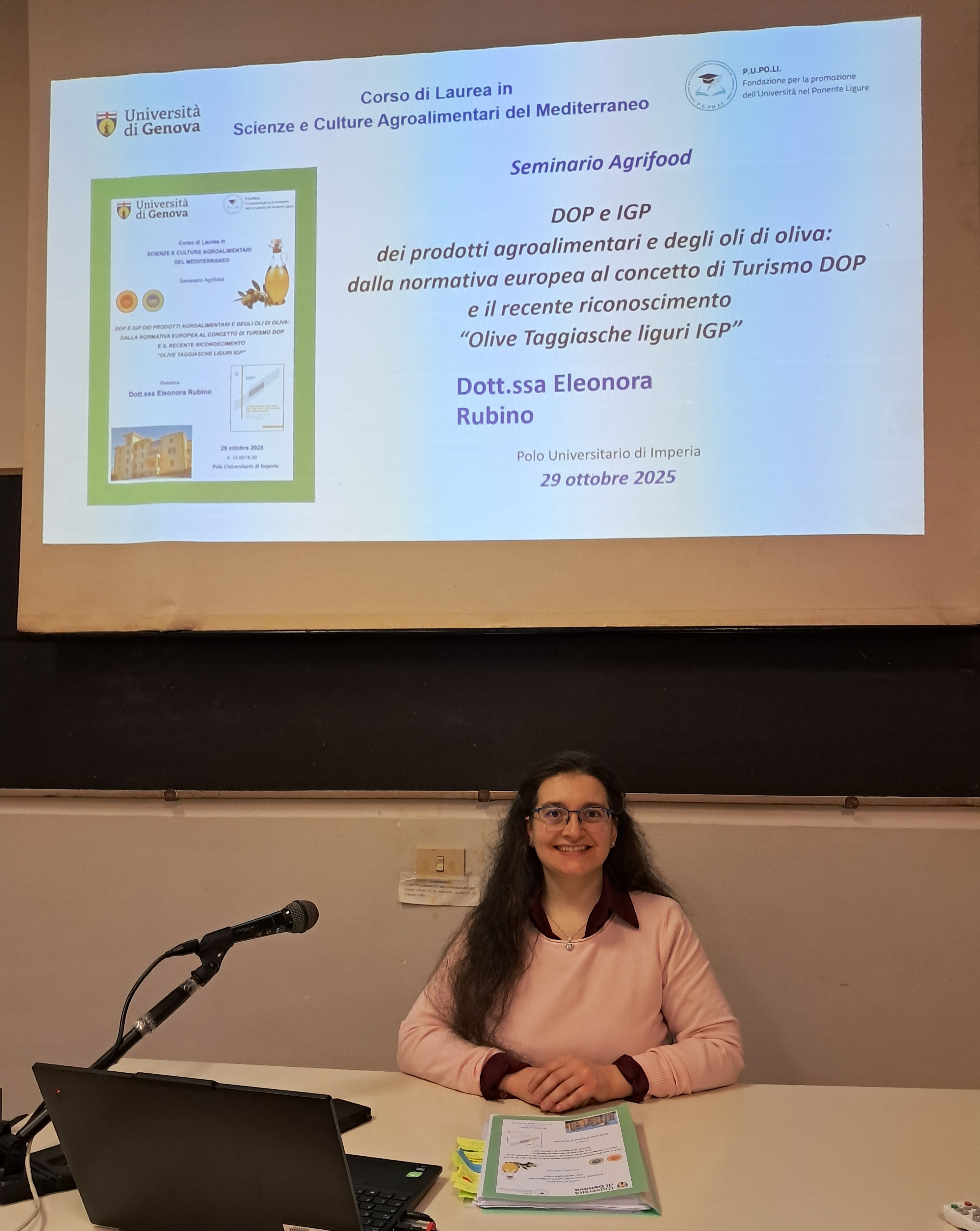 Seminario | DOP e IGP dei prodotti agroalimentari e degli oli di oliva: dalla normativa europea al concetto di turismo DOP e il recente riconoscimento &quot;olive taggiasche liguri IGP&quot;