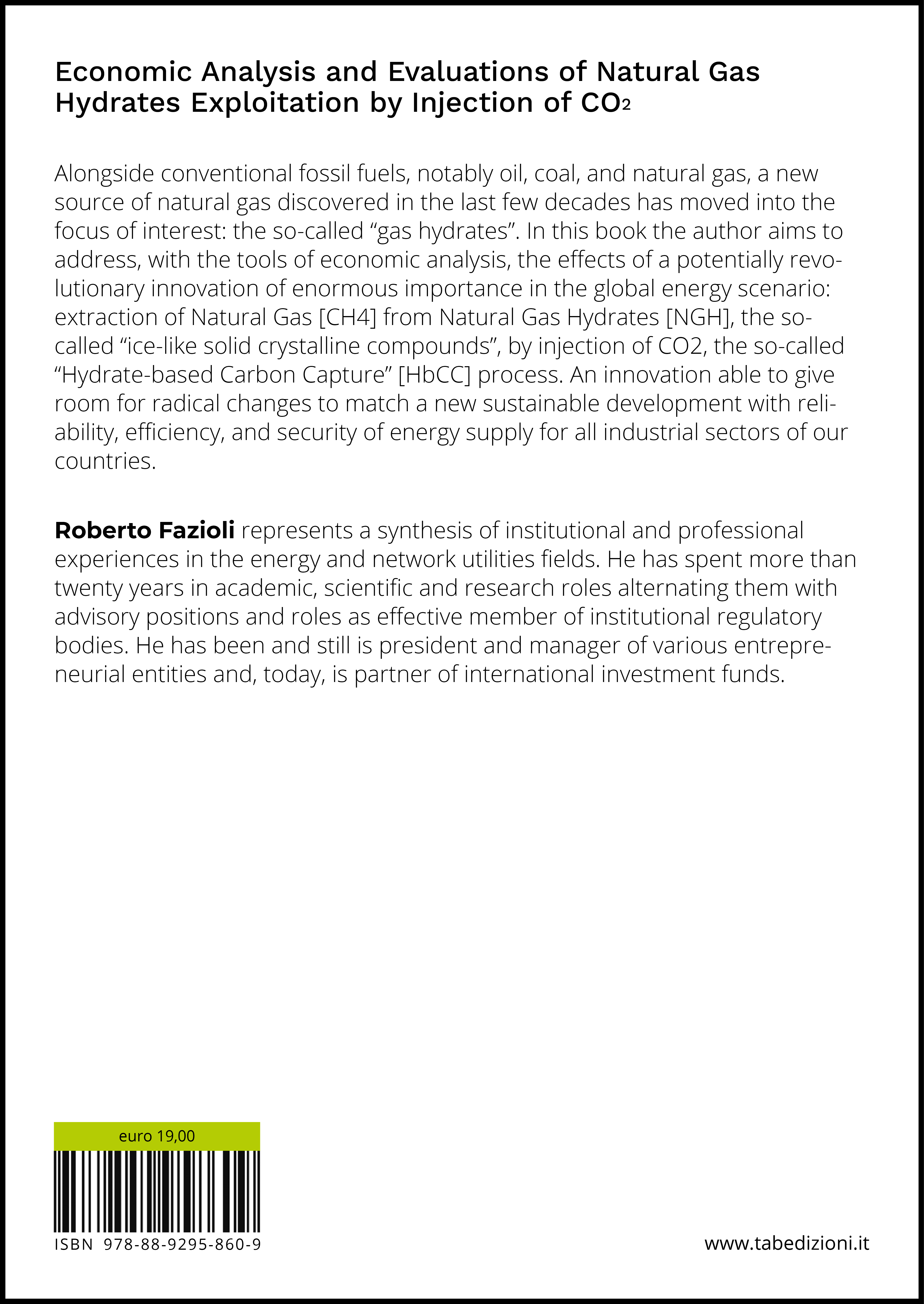 Economic Analysis and Evaluations of Natural Gas Hydrates exploitation by Injection of CO2