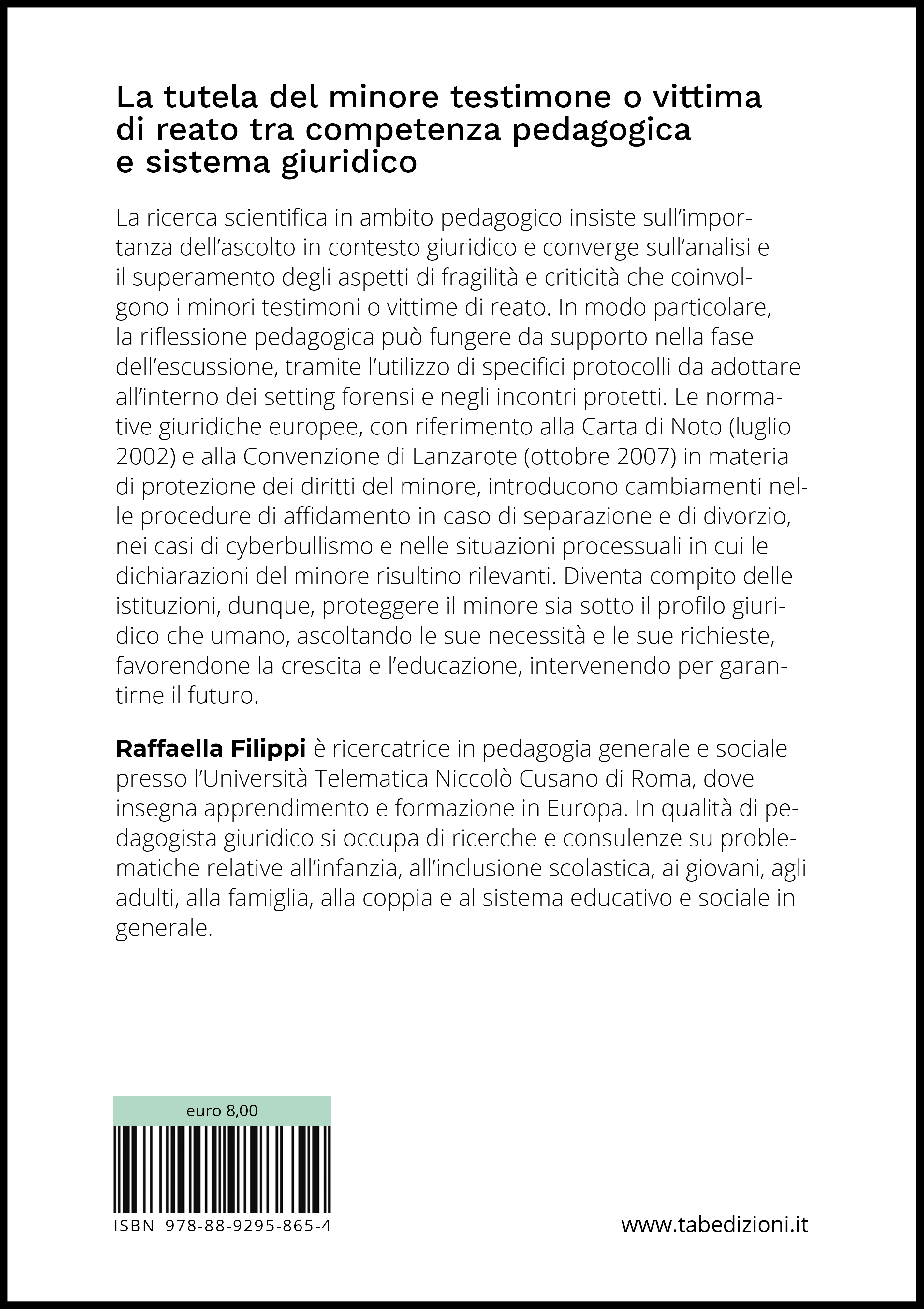 La tutela del minore testimone o vittima di reato