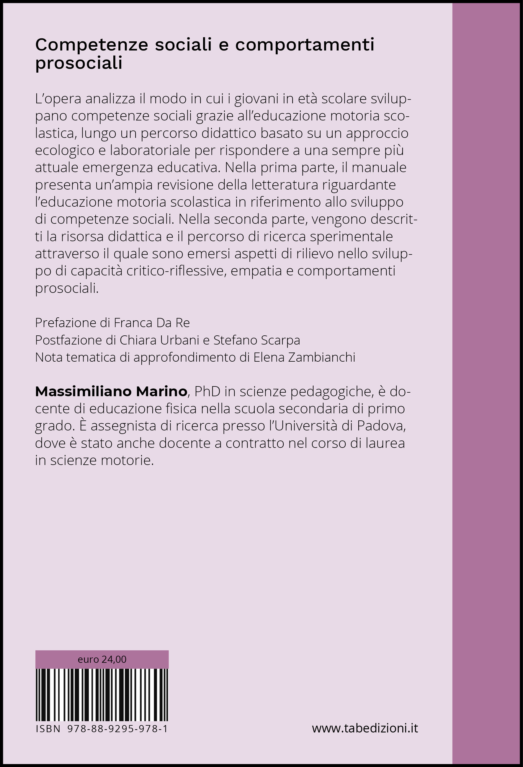 Competenze sociali e comportamenti pro-sociali