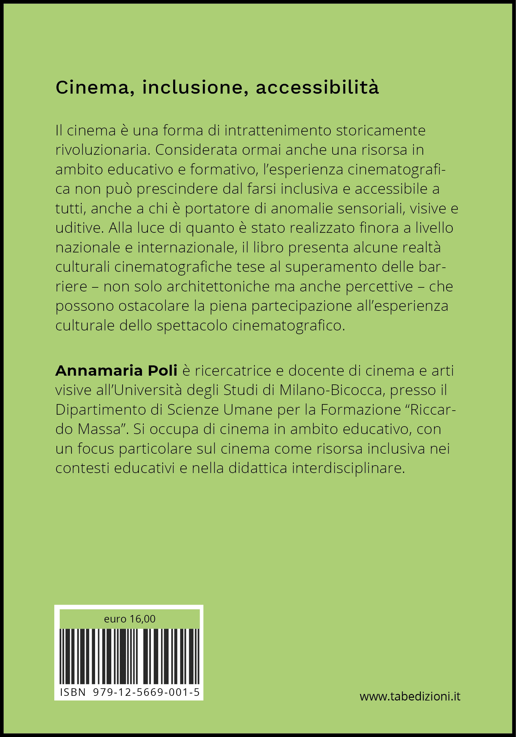 Cinema, inclusione, accessibilità