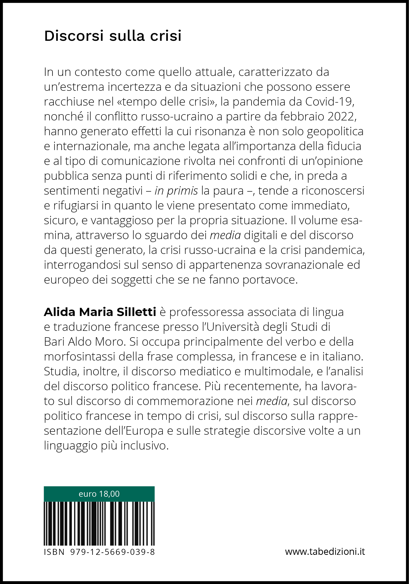 Discorsi sulla crisi