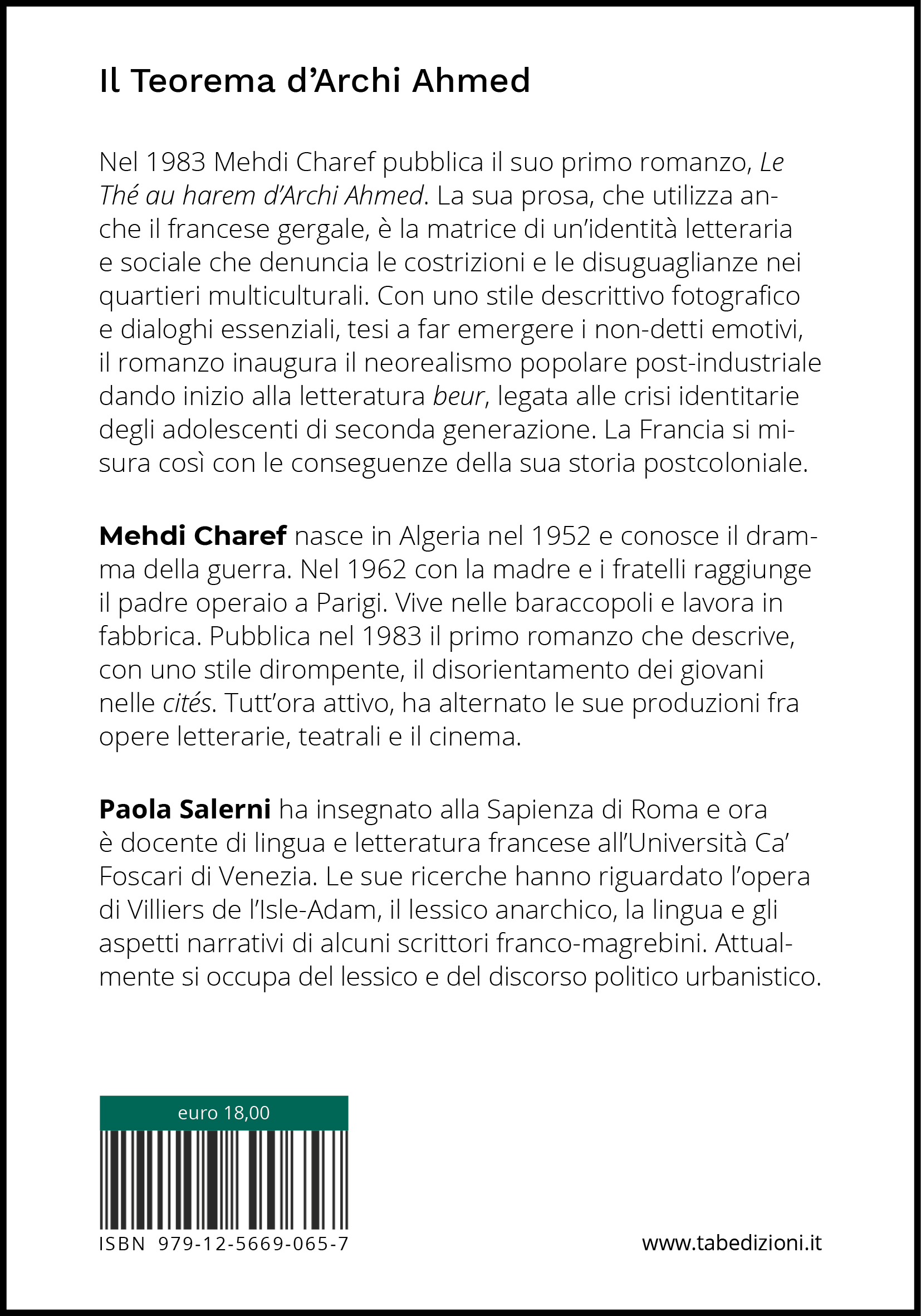 Il Teorema di Archi Ahmed