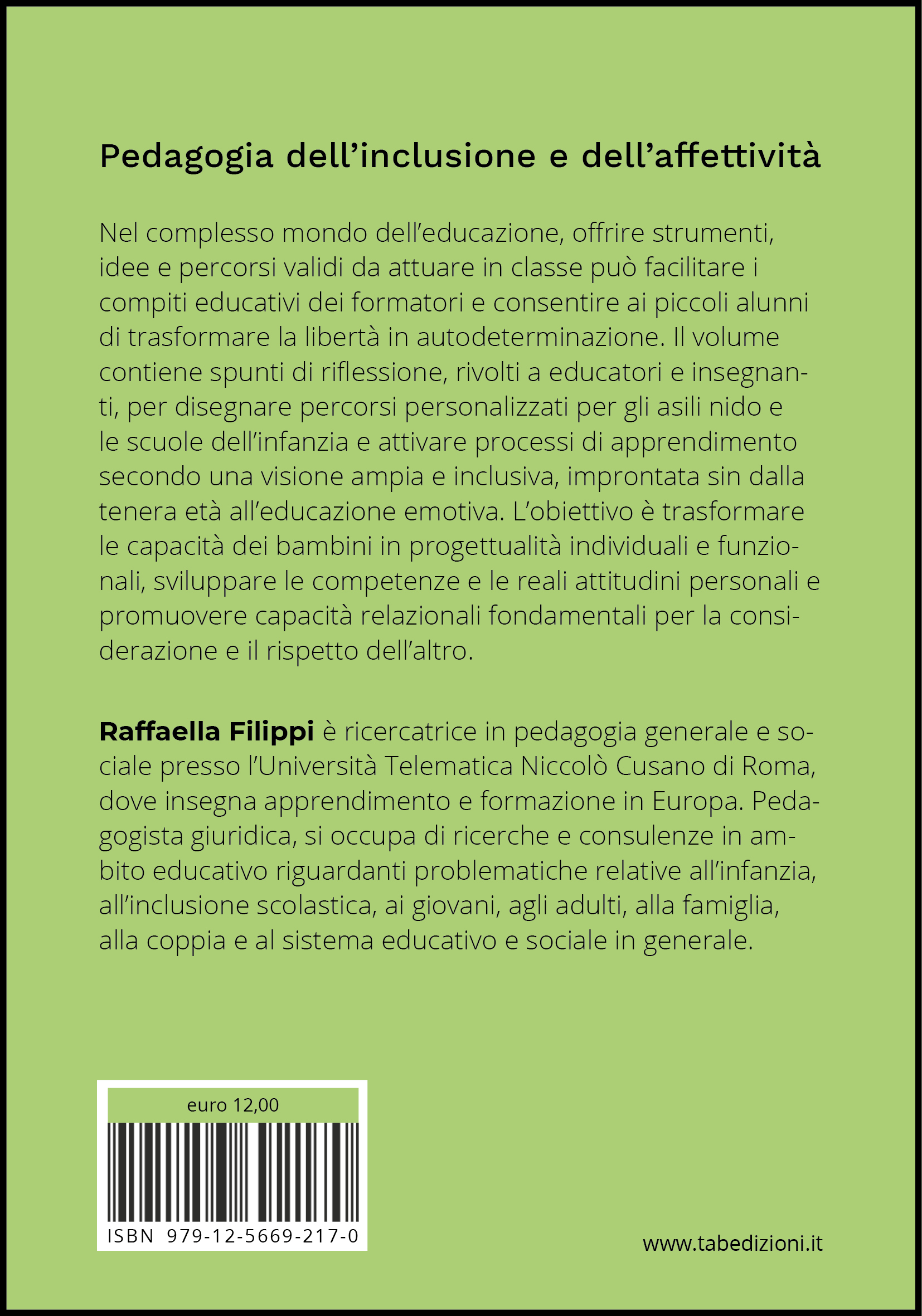 Pedagogia dell’inclusione e dell’affettività