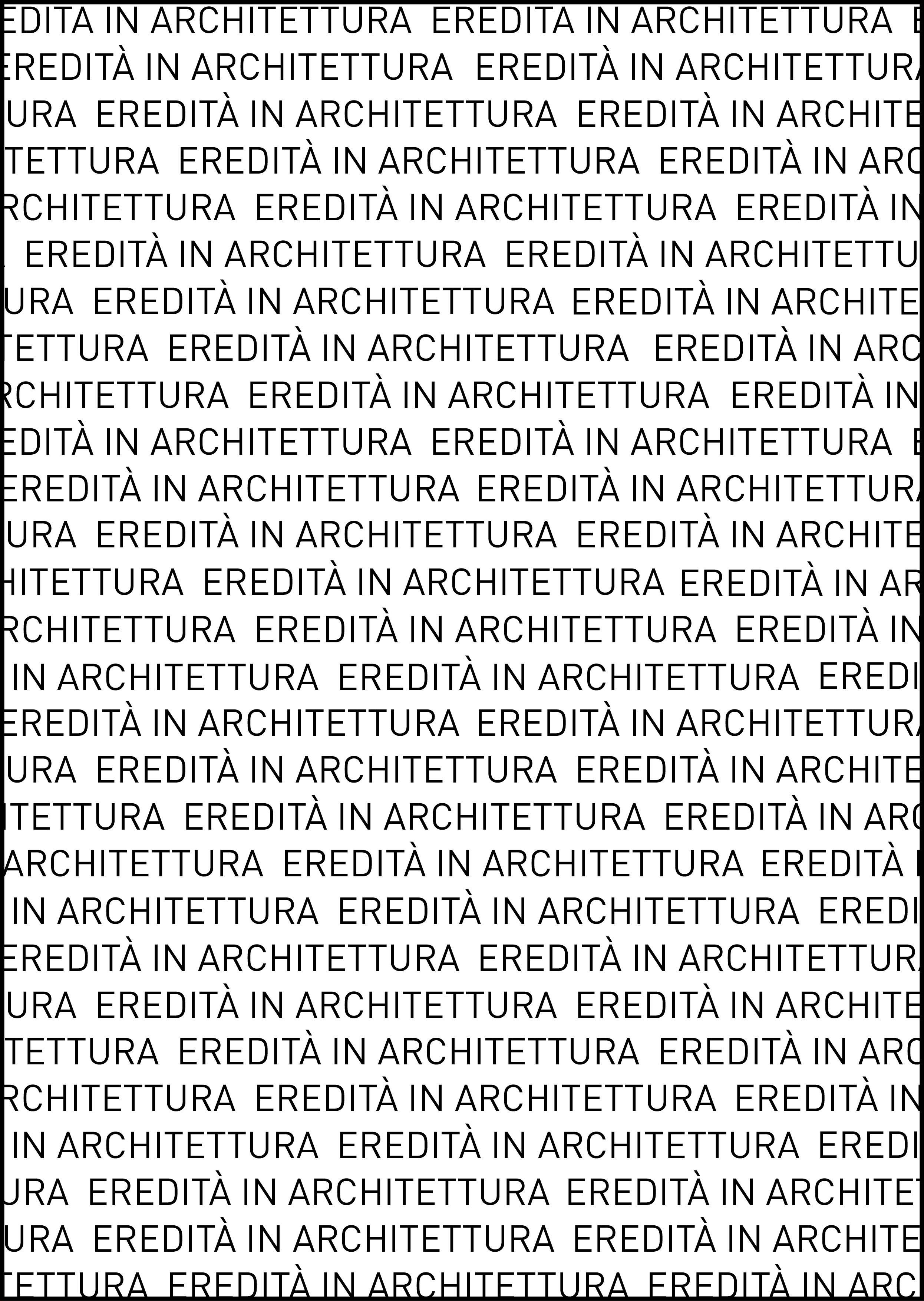 Eredità in Architettura