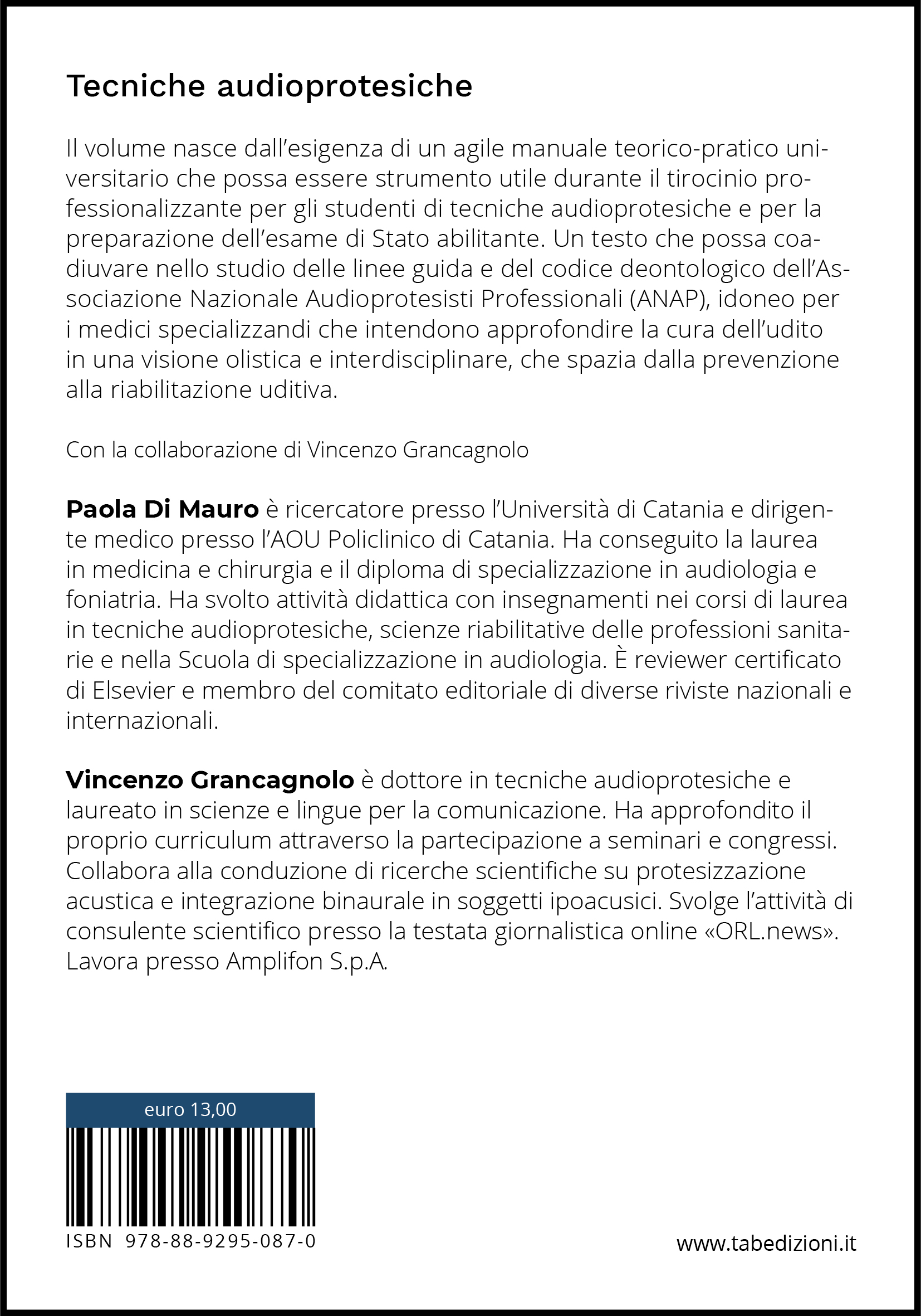 Tecniche audioprotesiche