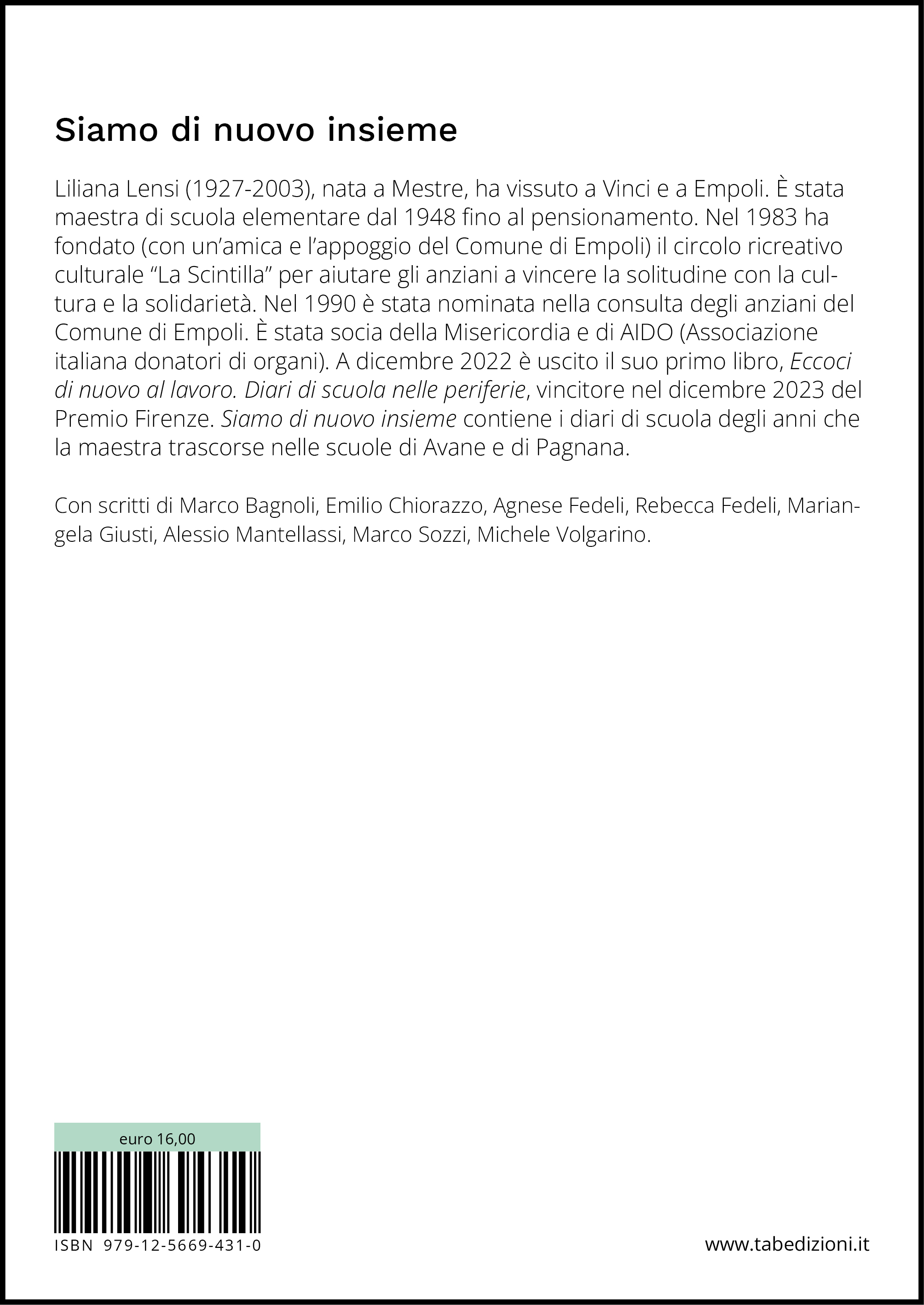 Siamo di nuovo insieme