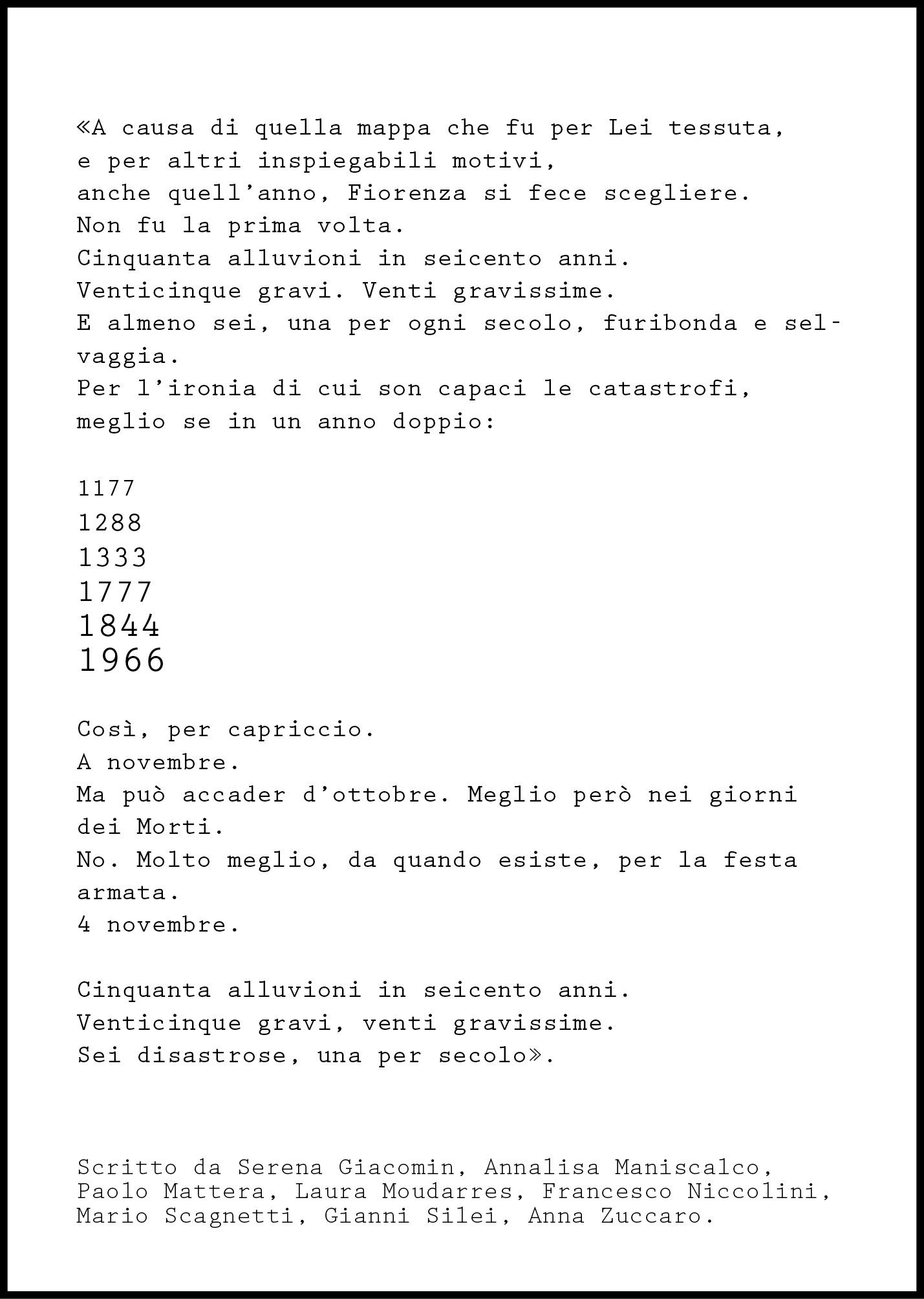 L'alluvione di Firenze_quarta di copertina