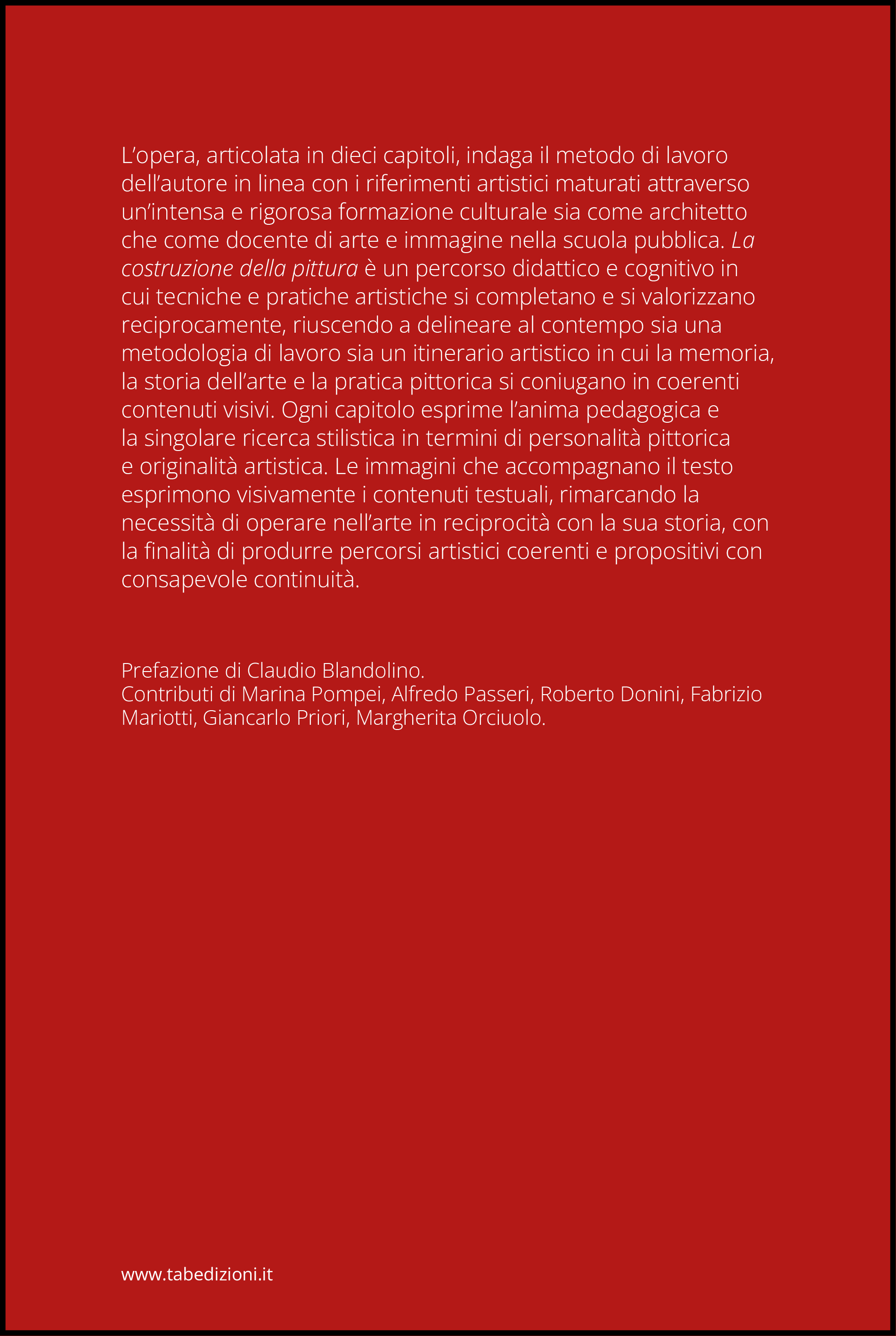 La costruzione della pittura