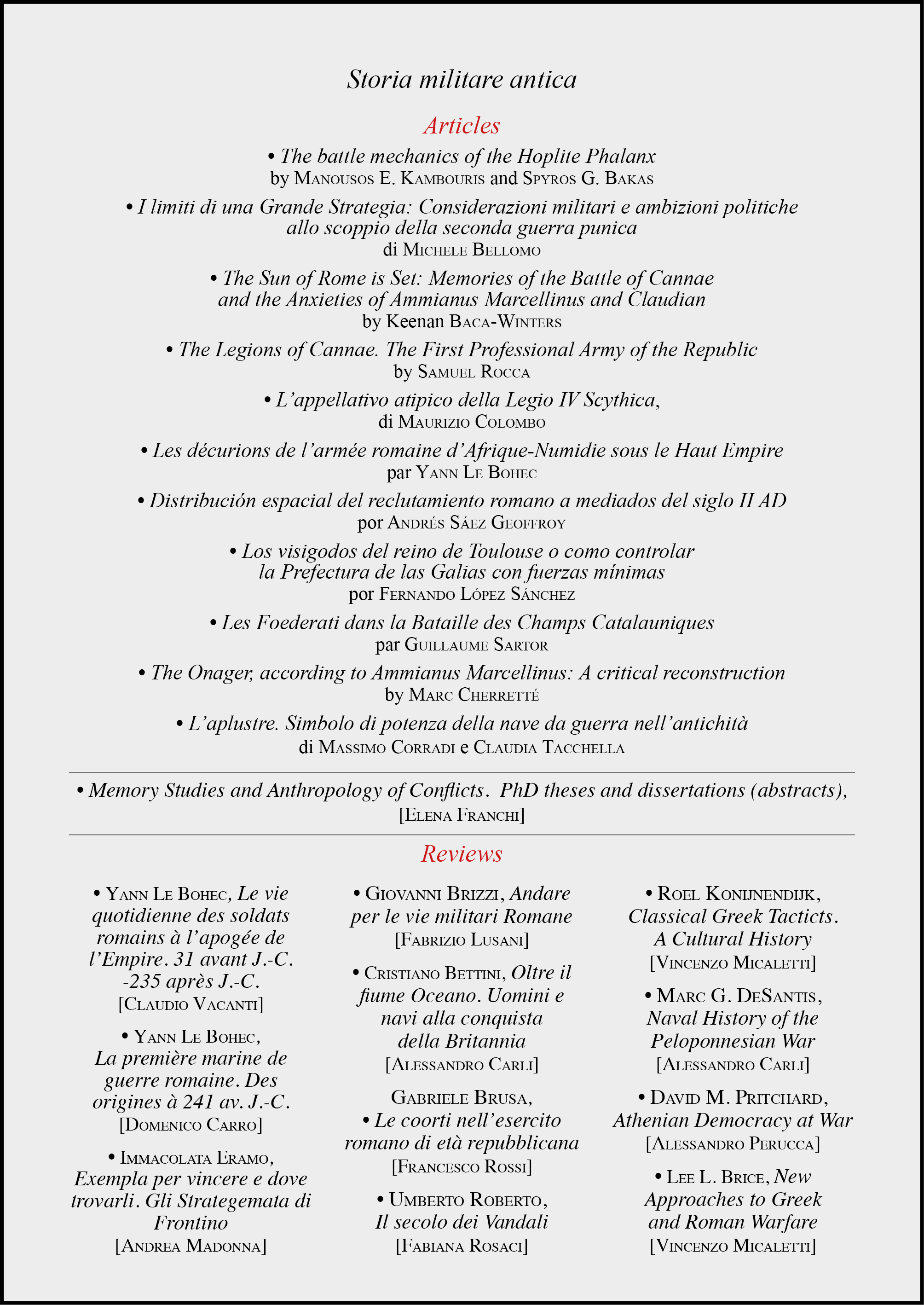 Numero 2, fascicolo 6, marzo 2021 - quarta