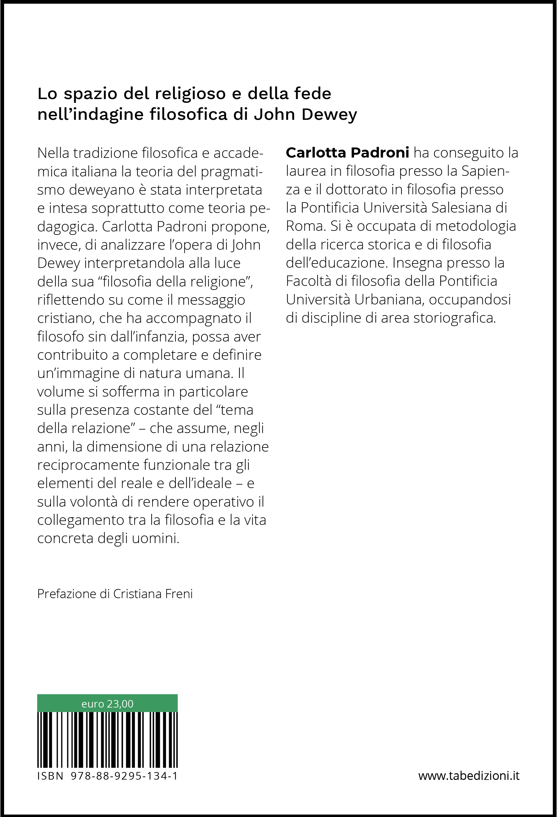 Lo spazio del religioso e della fede - quarta