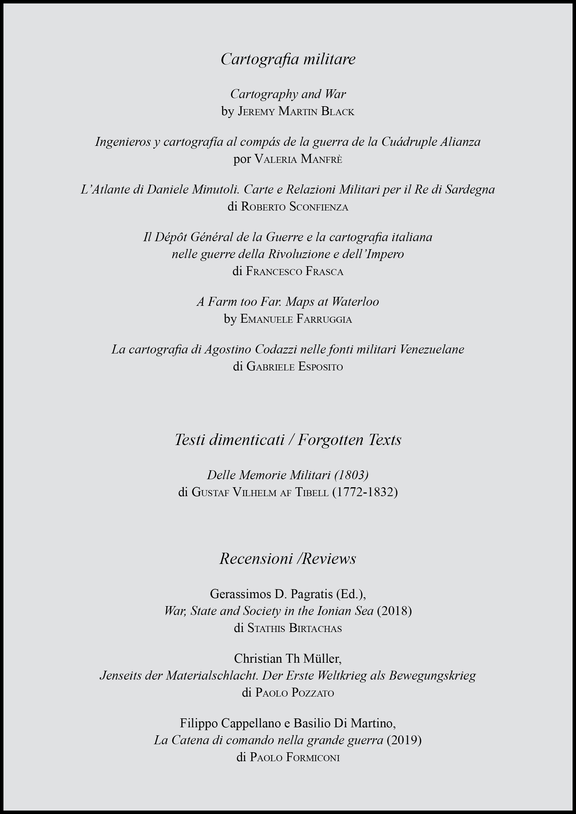 Anno 1, n. 1, febbraio 2020