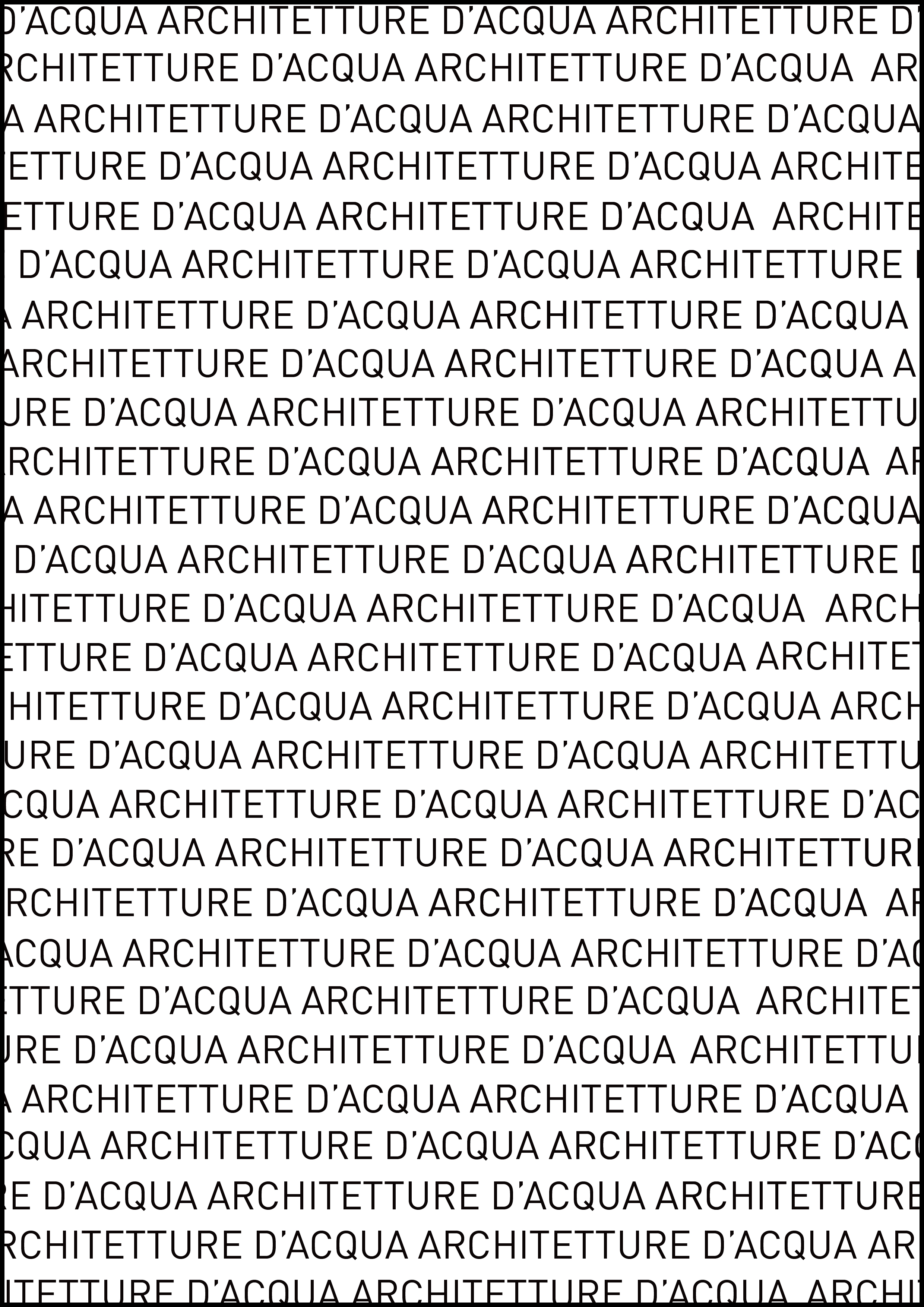 Architetture d'acqua