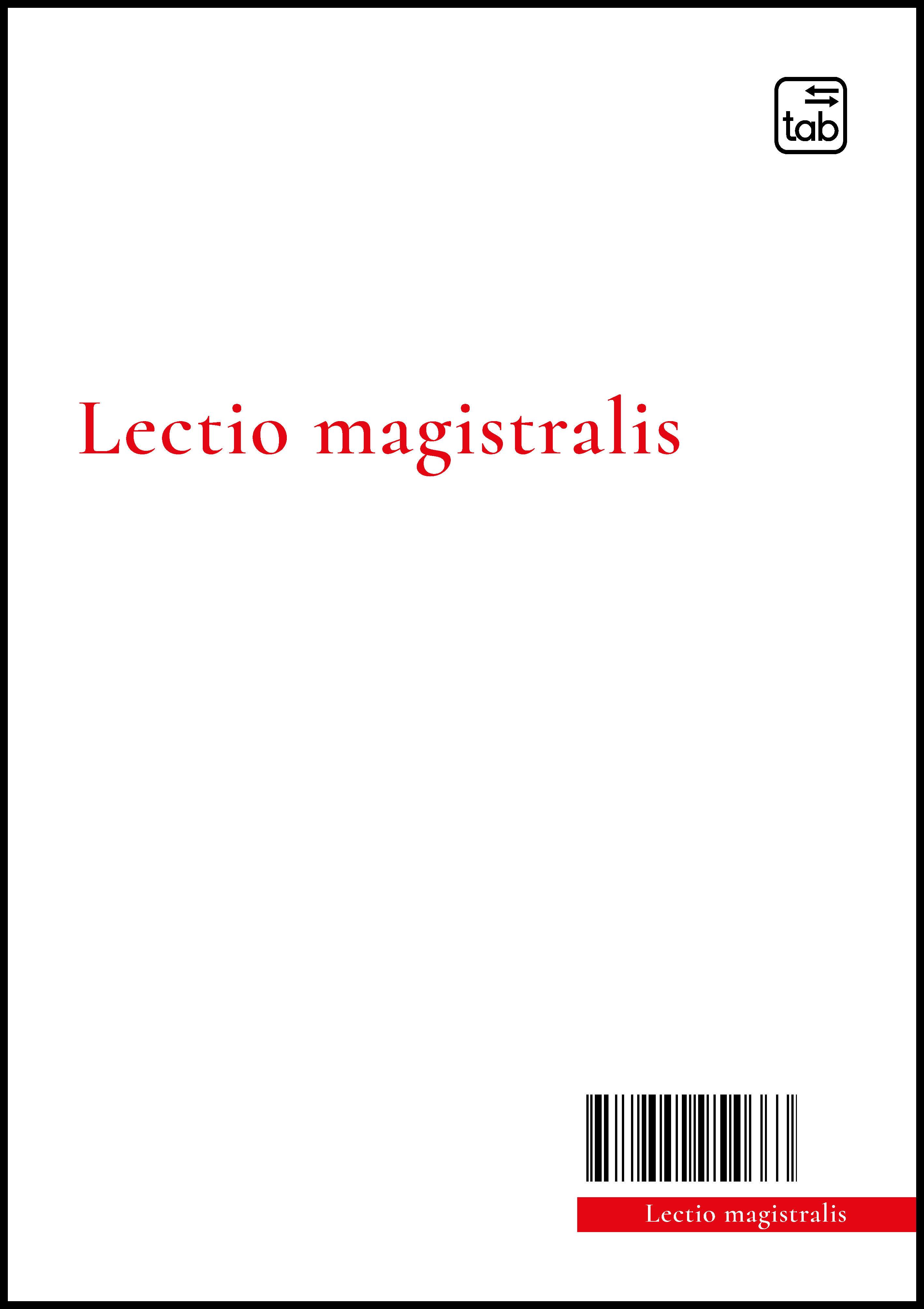 Lectio magistralis