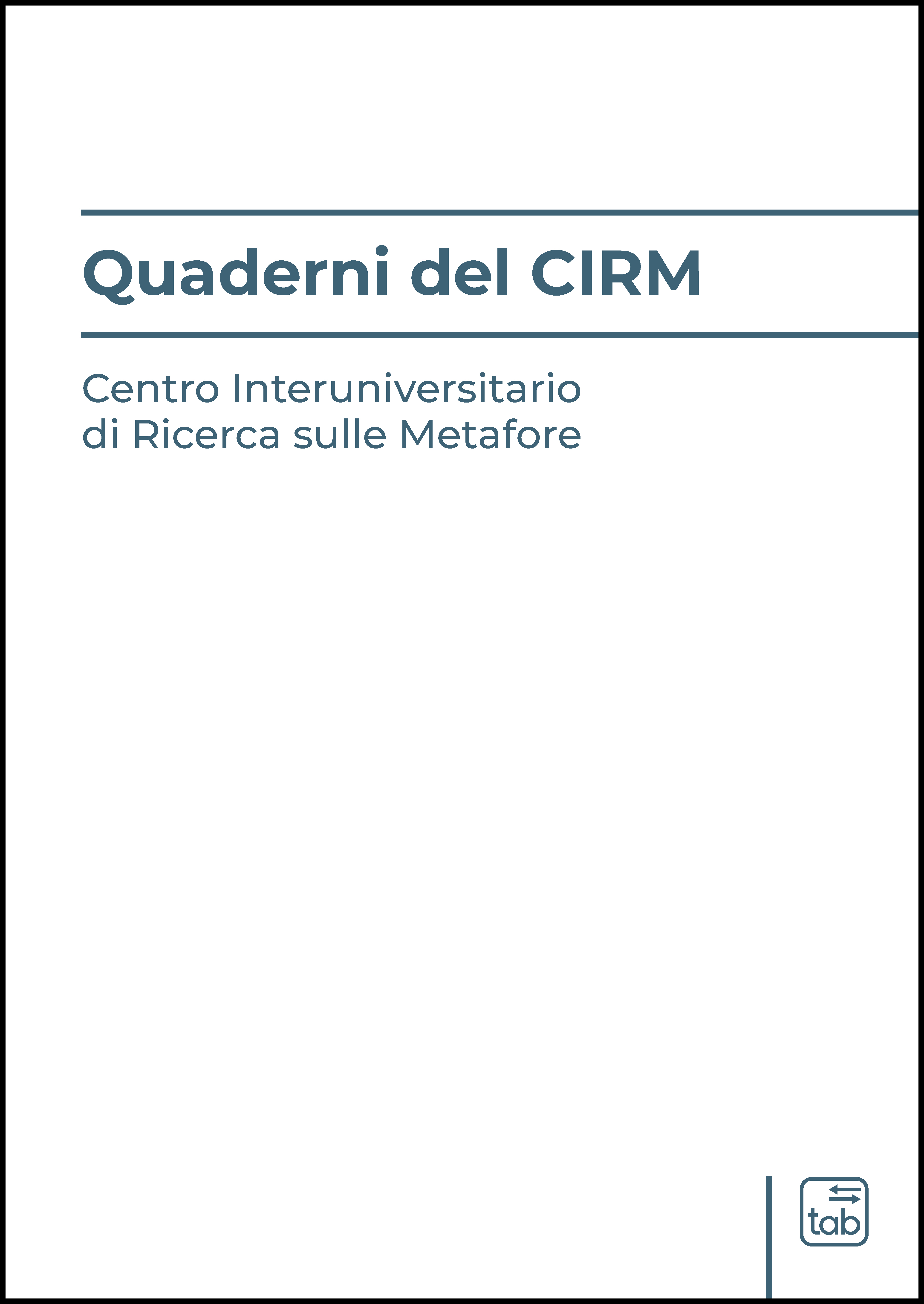 Quaderni del CIRM n.1