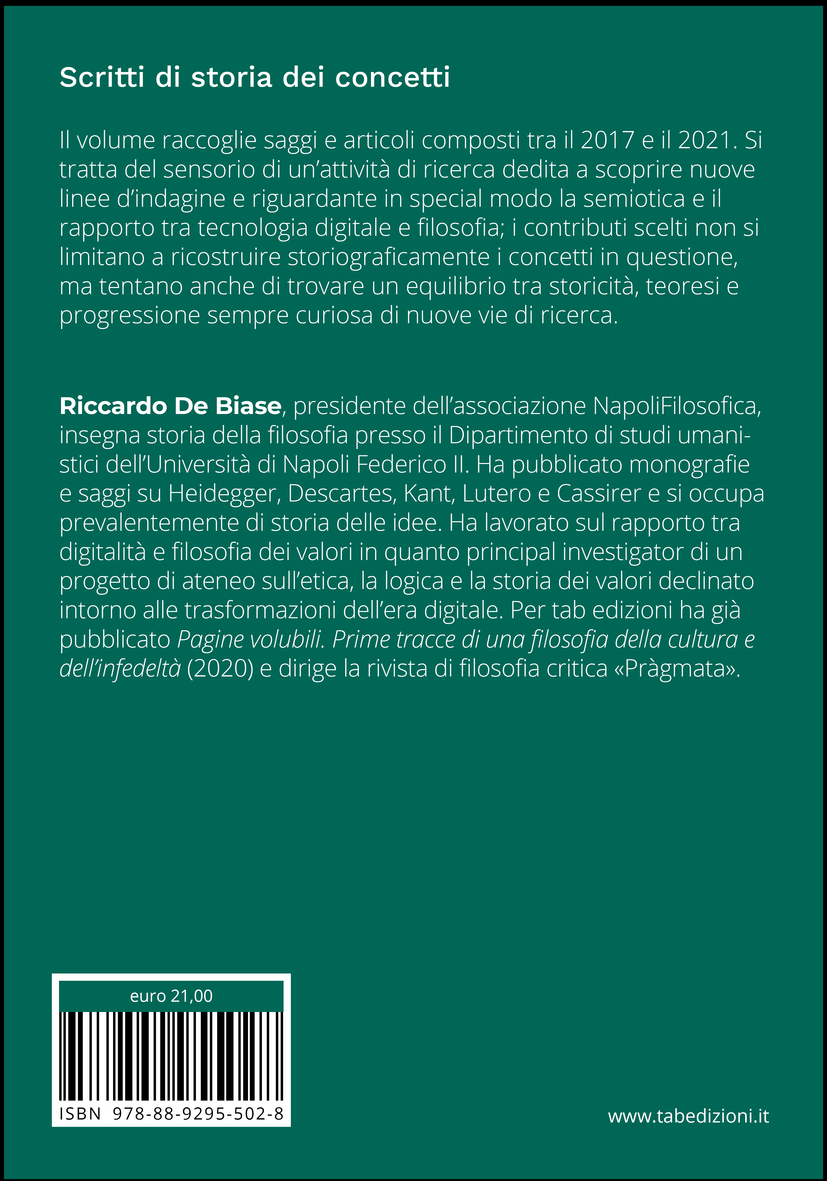 Scritti di storia dei concetti - quarta