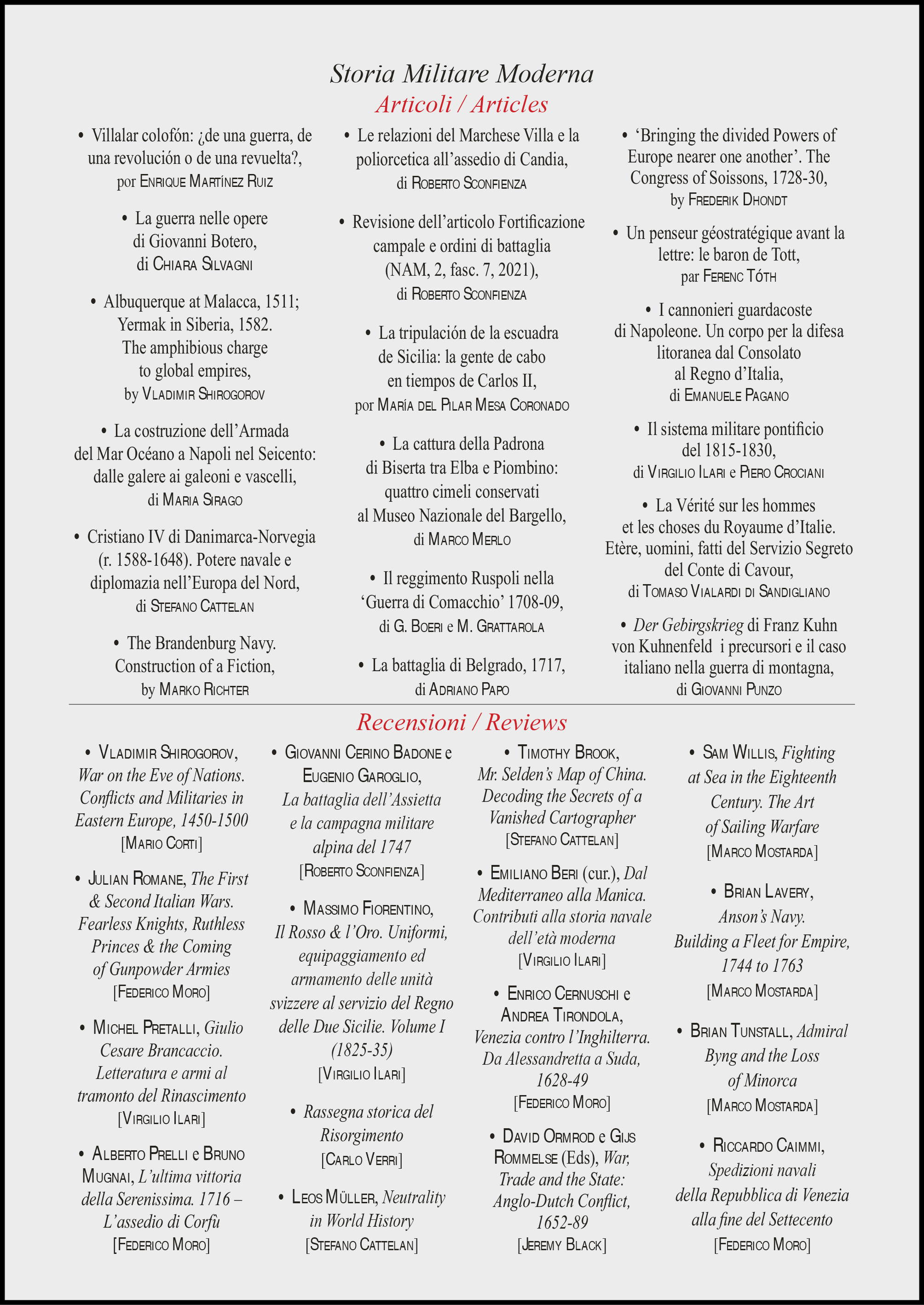 Numero 3, fascicolo 11, giugno 2022 - quarta