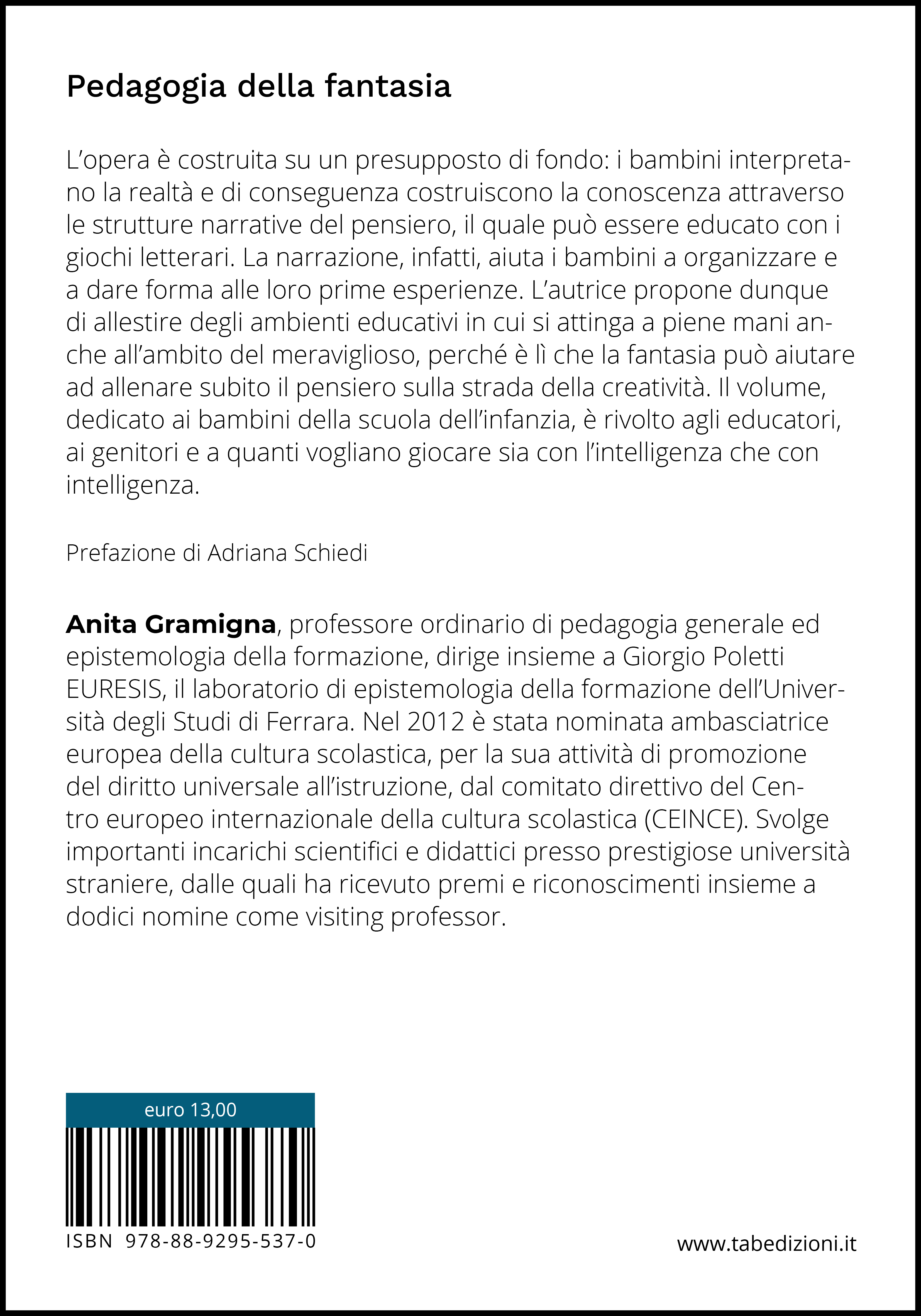 Pedagogia della fantasia - quarta