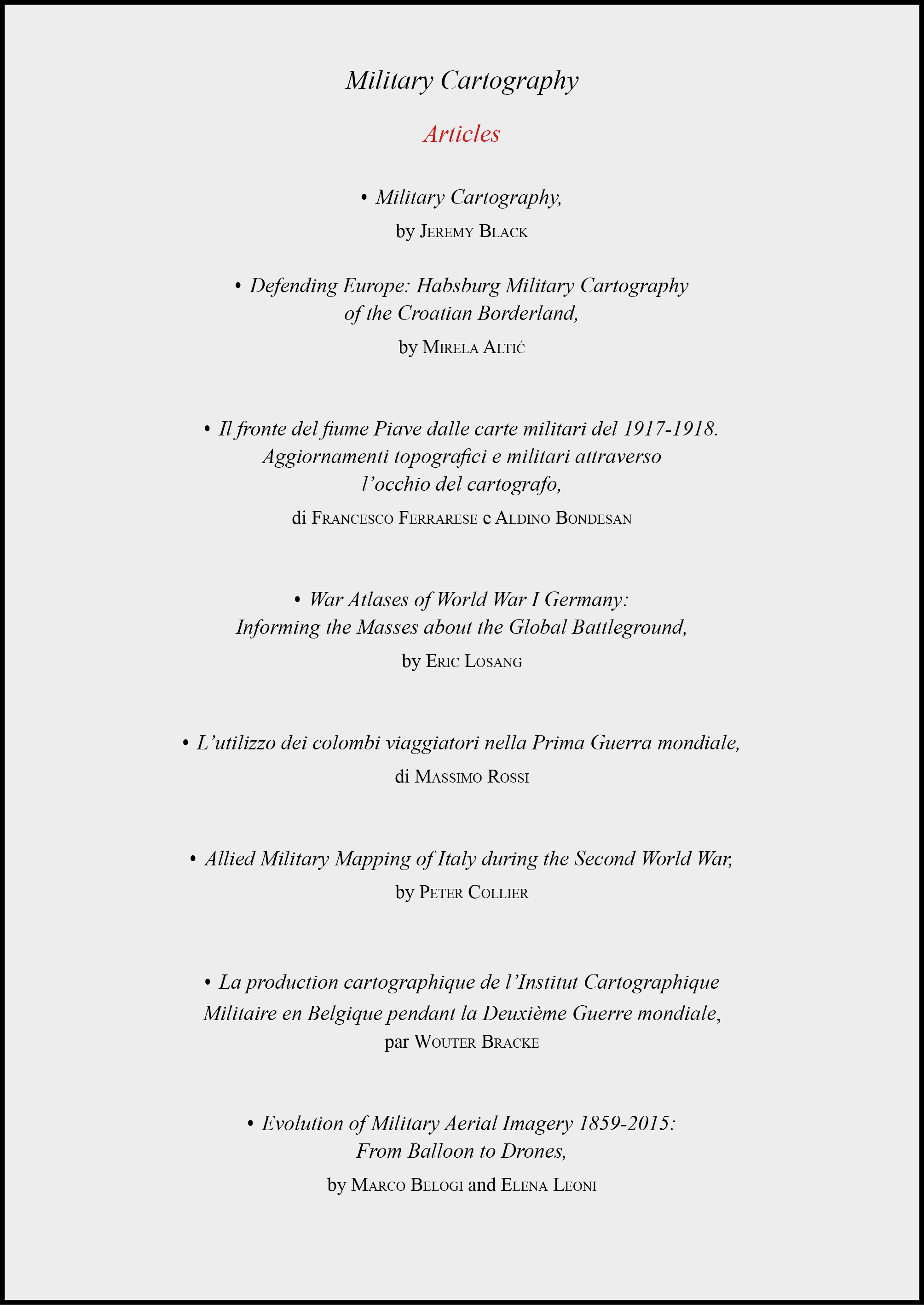 Numero 3, fascicolo speciale 2 - quarta