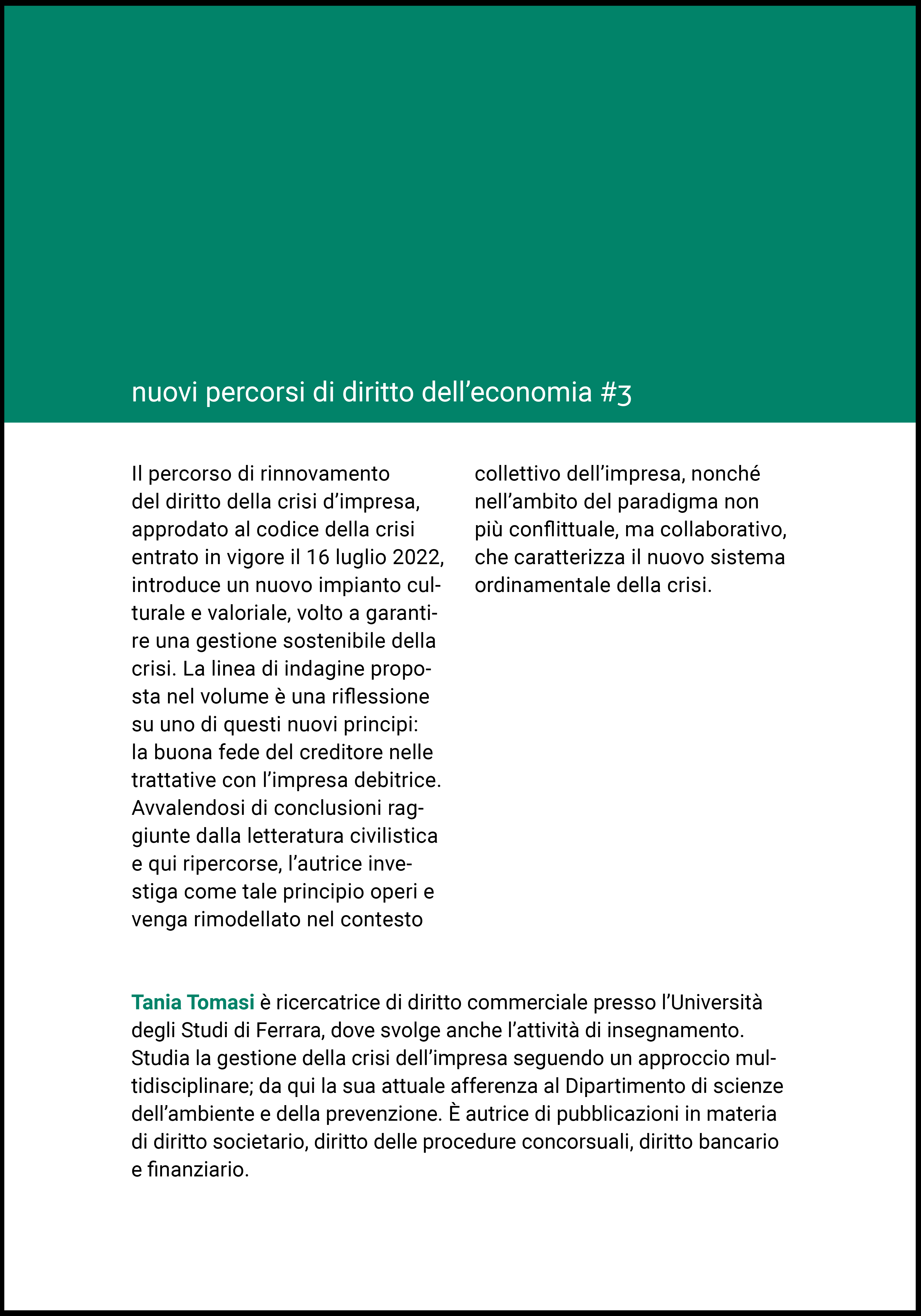 Buona fede del creditore - quarta