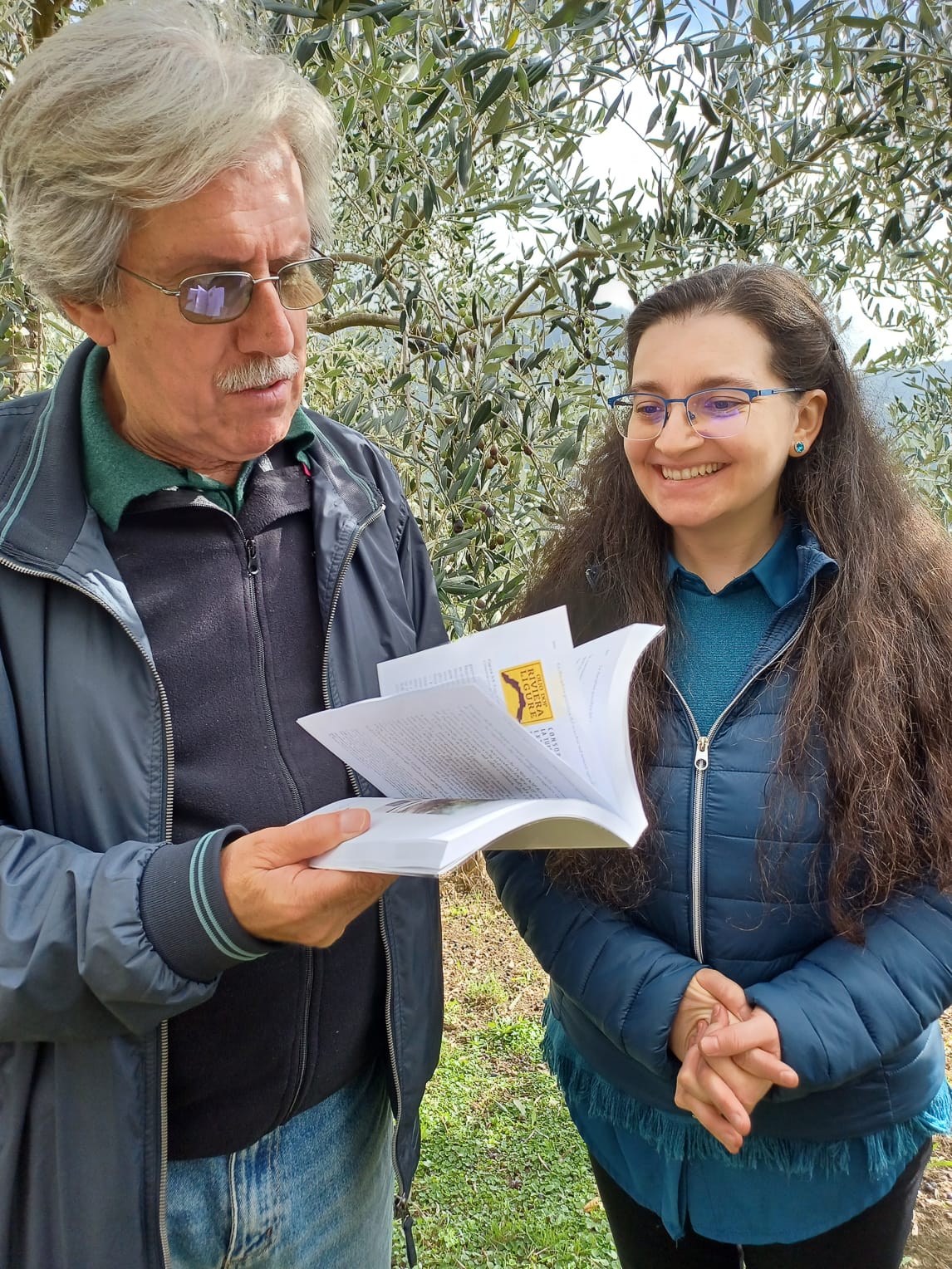 Camminata tra gli olivi