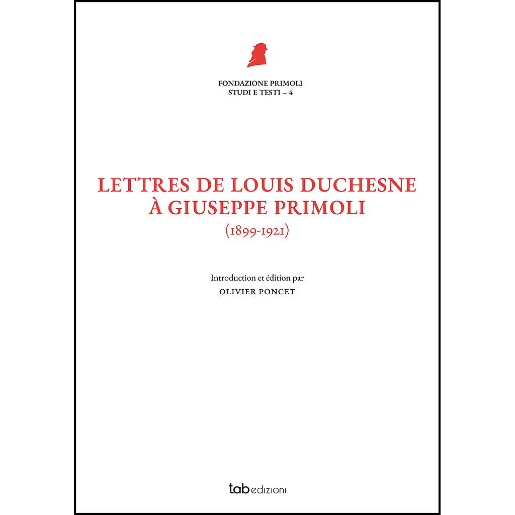 Lettres de Louis Duchesne à Giuseppe Primoli