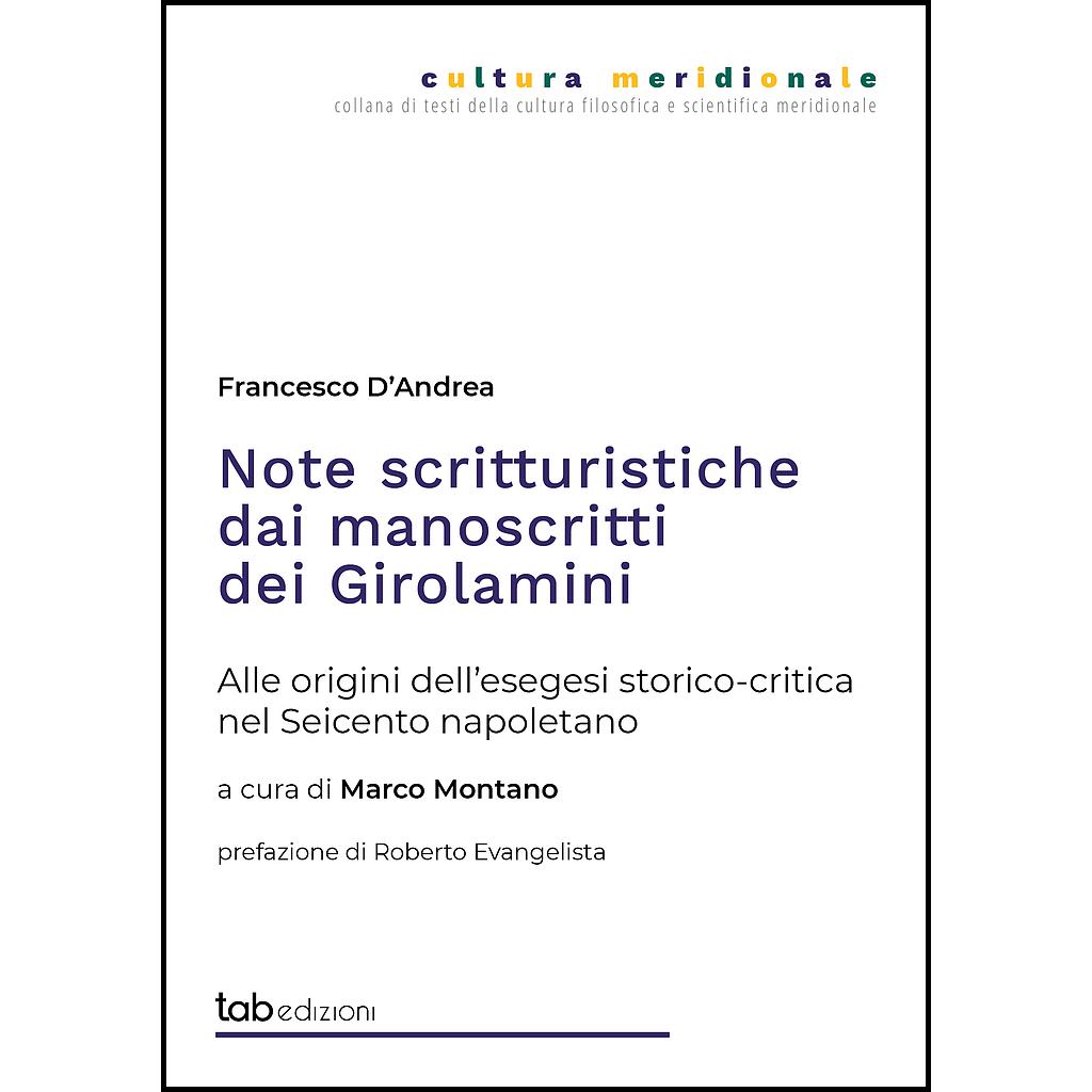 Note scritturistiche dai manoscritti dei Girolamini