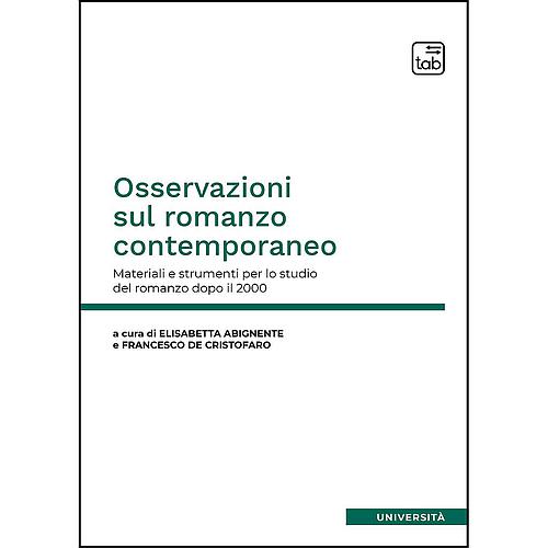 Osservazioni sul romanzo contemporaneo