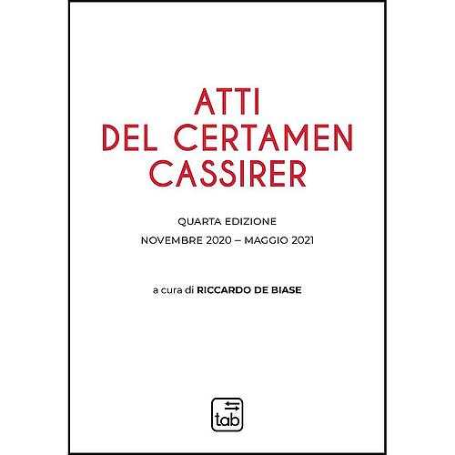 Atti del Certamen Cassirer