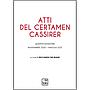 Atti del Certamen Cassirer